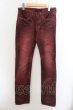 画像1: CIVARIZE / カラー加工裾ZIPデニムパンツ 42 レッド O-24-05-23-053-CI-pa-YM-OS (1)