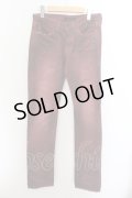CIVARIZE / カラー加工裾ZIPデニムパンツ 42 レッド O-24-05-23-053-CI-pa-YM-OS