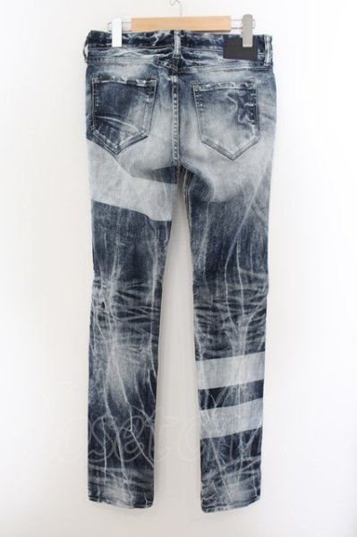 画像2: CIVARIZE / ラインストレッチスキニーデニムパンツ 42 ライトインディゴ O-24-05-23-054-CI-pa-YM-ZT341 (2)