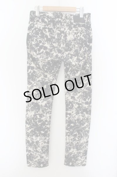 画像2: CIVARIZE / Floral総柄スキニーパンツ 42 アイボリーｘブラック O-24-05-23-055-CI-pa-YM-ZT343 (2)