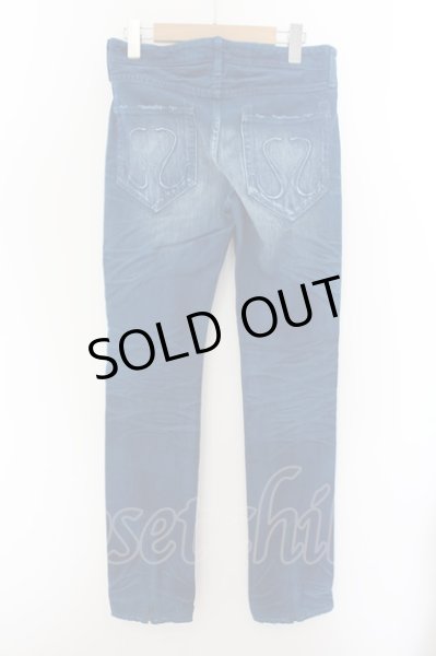 画像2: CIVARIZE / カラー加工裾ZIPデニムパンツ 42 ブルー O-24-05-23-056-CI-pa-YM-ZT343 (2)