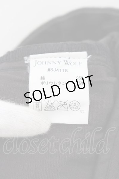 画像3: JOHNNY WOLF / _EASTEND-BLACK_RUST 裾ZIPスキニーデニムパンツ 1 ブラック O-24-05-23-057-JO-pa-YM-OS (3)