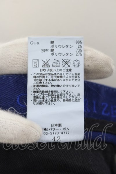 画像3: 【WINTERセール】CIVARIZE / Tearコーティング吹き付け加工デニムパンツ 42 ブルー O-24-05-23-059-CI-pa-YM-ZT343