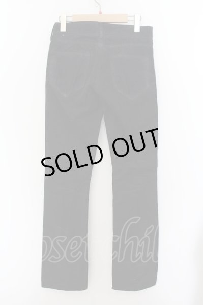 画像2: CIVARIZE / グリッターコーティングチノパンツ 42 ブラックｘシルバー O-24-05-23-060-CI-pa-YM-ZT343 (2)