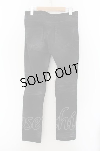 画像2: CIVARIZE / 吹付けバイカーストレッチパンツ 42 ブラック O-24-05-23-067-CI-pa-YM-ZT350 (2)