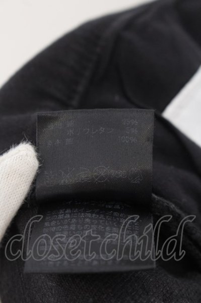 画像3: QL MansionMaker / リペアパッチデニムパンツ  ブラック O-24-05-23-069-QL-pa-YM-ZT335 (3)