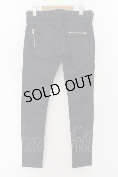 画像2: Black by VANQUISH / ギミックコーティングストレッチスキニーパンツ 30 ブラック O-24-05-23-070-Bl-pa-YM-ZT335 (2)