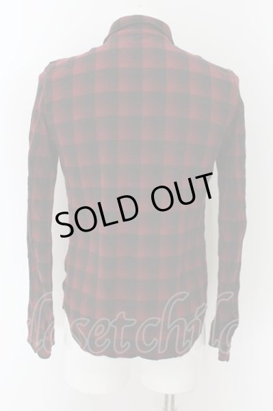 画像3: roar / クロスガンプレートストレッチチェックシャツ 1 レッド O-24-05-23-005-ro-sh-YM-ZT342 (3)