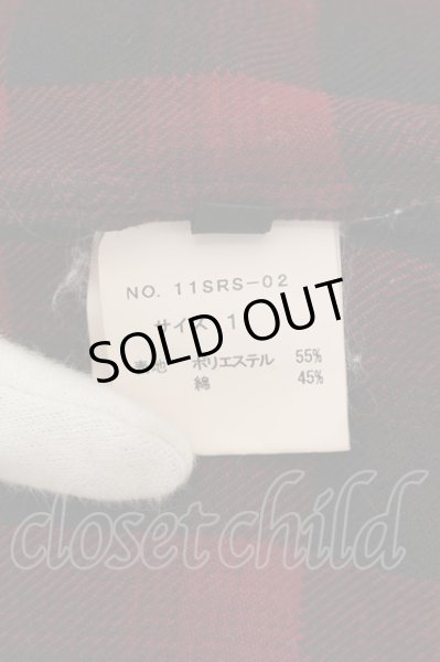 画像4: roar / クロスガンプレートストレッチチェックシャツ 1 レッド O-24-05-23-005-ro-sh-YM-ZT342 (4)