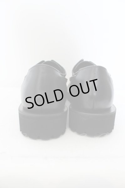 画像6: NO ID. / フロントゴアモカシンシューズ 40 ブラック O-24-05-23-076-NO-sho-YM-ZT3000 (6)