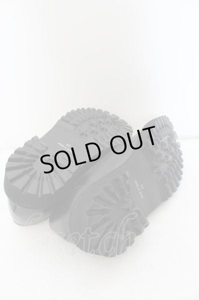 画像7: NO ID. / フロントゴアモカシンシューズ 40 ブラック O-24-05-23-076-NO-sho-YM-ZT3000 (7)