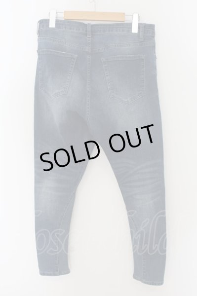 画像2: CAMBIO / 裾リブ使いストレッチデニムパンツ M インディゴ O-24-05-23-016-CA-pa-YM-ZT337 (2)