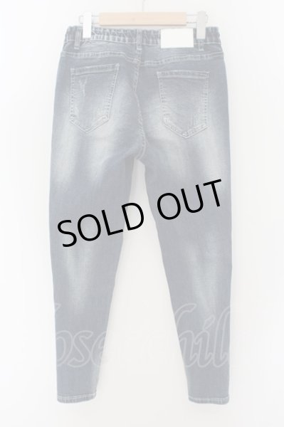 画像2: CAMBIO / ケミカルテーパードアンクルストレッチデニムパンツ M インディゴ O-24-05-23-017-CA-pa-YM-ZT335 (2)