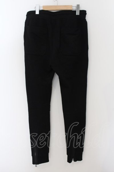 画像2: CAMBIO / フレンチテリーテーパードジョガーパンツ M ブラック O-24-05-23-022-CA-pa-YM-ZT336 (2)