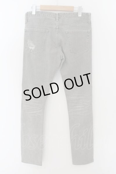 画像2: LEGENDA / デストロイストレッチスキニーデニムパンツ S グレー O-24-05-23-028-LE-pa-YM-ZT338 (2)