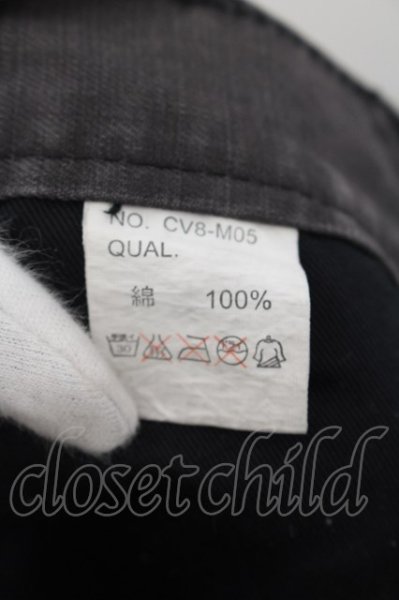 画像3: CIVARIZE / ポインテッドレザームラ染めカーゴパンツ 42 グレー O-24-05-23-030-CI-pa-YM-ZT-ML004 (3)