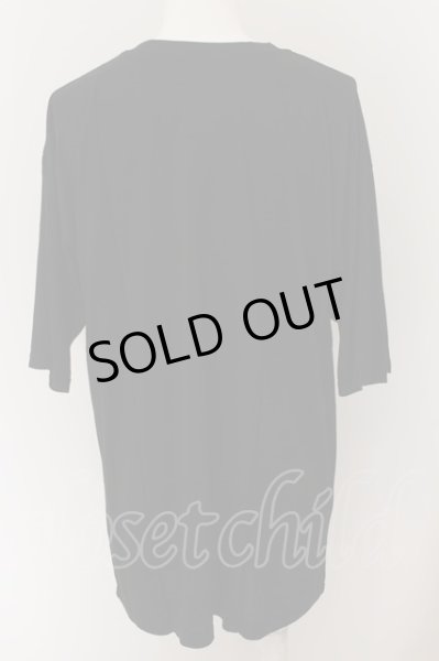 画像2: unrelaxing / ジオメトリックプリントオーバーサイズTシャツ F ブラック O-24-05-26-035-un-to-YM-ZT197 (2)