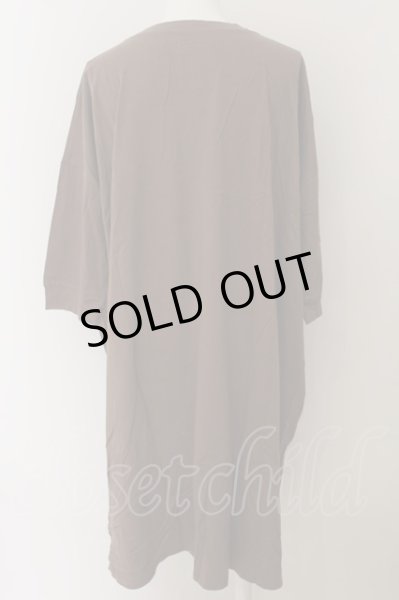 画像2: unrelaxing / オーバーサイズスクエア切替カットソー F カーキｘブラウン O-24-05-26-038-un-to-YM-ZT198 (2)