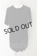 unrelaxing / レーヨンロングTシャツ L ブラック O-24-05-26-041-un-to-YM-OS