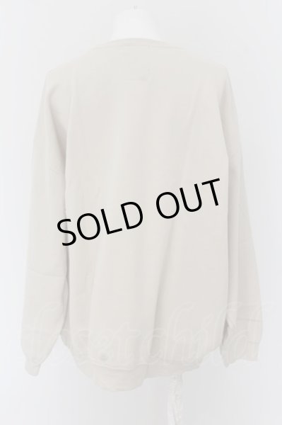 画像2: unrelaxing / オーバーサイズスウェットプルオーバー S アイボリー O-24-05-26-047-un-to-YM-ZT187 (2)