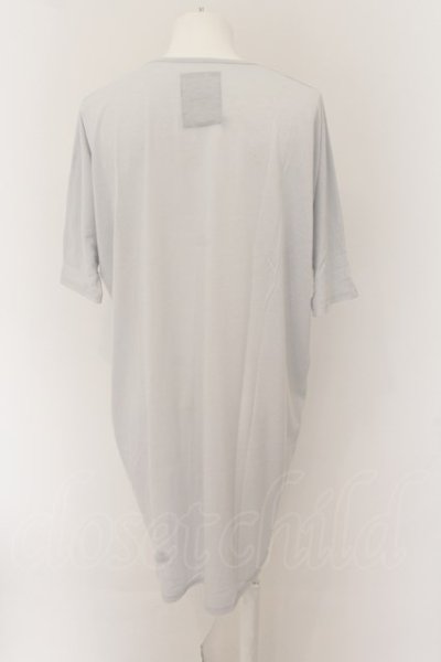 画像2: 【WINTERセール】unrelaxing / ビッグシルエットVネックTシャツ F グレー O-24-05-26-050-un-to-YM-ZT188