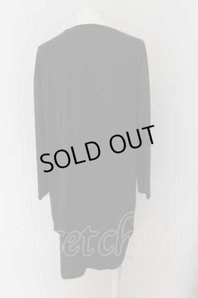 画像2: unrelaxing / オーバーサイズロングスリーブカットソー F ネイビー O-24-05-26-055-un-to-YM-OS (2)