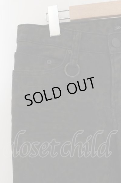 画像2: Rat Roen / シャドーレオパードストレッチスキニーパンツ 28 ブラック O-24-05-26-058-Ra-pa-YM-ZT188 (2)