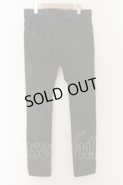 画像3: Rat Roen / シャドーレオパードストレッチスキニーパンツ 28 ブラック O-24-05-26-058-Ra-pa-YM-ZT188 (3)