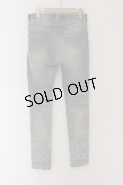 画像2: Roshell / ストレッチリペアライダーススキニーデニムパンツ M インディゴ O-24-05-26-060-Ro-pa-YM-ZT188 (2)