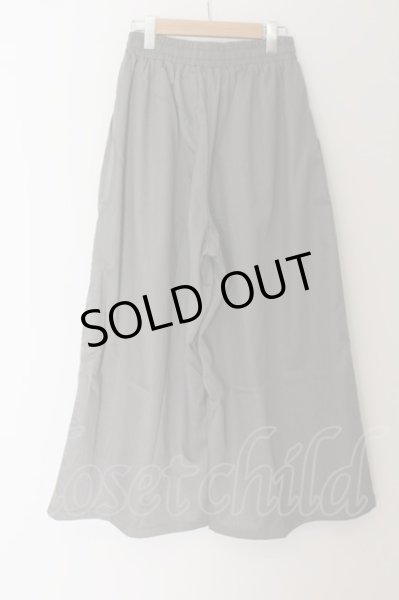 画像2: unrelaxing / レーヨン混ワイドパンツ  ブラック O-24-05-26-061-un-pa-YM-ZT188 (2)