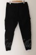 画像2: ZARA / スリムカーゴパンツ EU L ブラック O-24-05-26-064-ZA-pa-YM-OS (2)