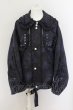 画像1: KIDILL / FRILL JACKET/NAVY BLUE-OVER DYE フリルジャケット F ネイビー O-24-05-26-002-KI-ou-YM-ZT140 (1)