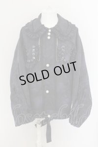 KIDILL / FRILL JACKET/NAVY BLUE-OVER DYE　フリルジャケット F ネイビー O-24-05-26-002-KI-ou-YM-ZT140