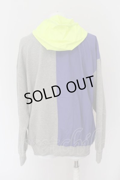 画像2: ATTI / カラーナイロン切替ジップアップフーディー　パーカー  マルチ O-24-05-26-013-BE-to-YM-ZT218 (2)