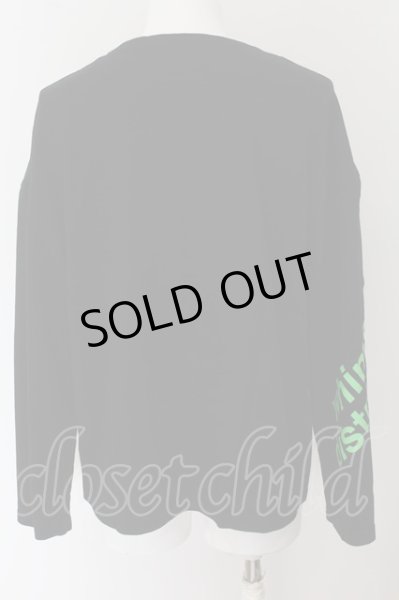 画像2: AFYF（rovtski） / HEAVYWEIGHT ロングスリーブカットソー  ブラック O-24-05-26-017-AF-to-YM-ZT235 (2)