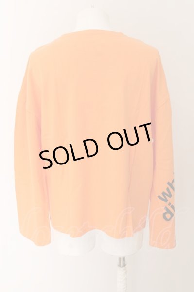 画像2: AFYF（rovtski） / HEAVYWEIGHT ロングスリーブカットソー  オレンジ O-24-05-26-018-AF-to-YM-ZT235 (2)