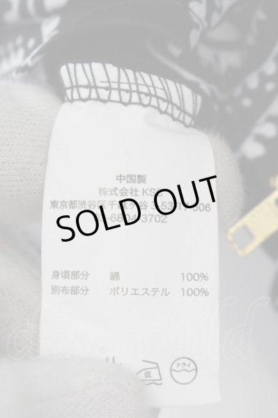 画像3: PUBLIC EYES / サイドZIPドッキングバンダナTシャツ L ブラック O-24-05-26-021-PU-ts-YM-OS (3)