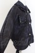 画像6: KIDILL / FRILL JACKET/NAVY BLUE-OVER DYE フリルジャケット F ネイビー O-24-05-26-002-KI-ou-YM-ZT140 (6)