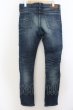 画像2: JACKROSE / ヴィンテージリペアストレッチデニムパンツ 2 インディゴ O-24-05-27-033-JA-pa-YM-ZT357 (2)
