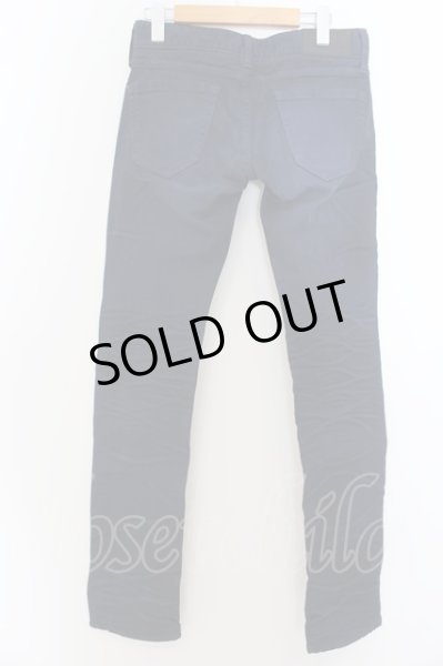 画像2: MURDER LICENSE / カラースクラッチスキニーデニムパンツ 42 ネイビー O-24-05-27-038-MU-pa-YM-ZT368 (2)