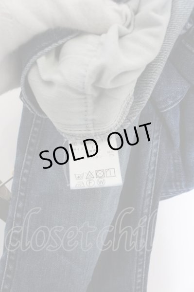 画像3: NO ID. / ストレッチデニムUSED加工スキニーパンツ 1 インディゴ O-24-05-27-044-NO-pa-YM-ZT364 (3)