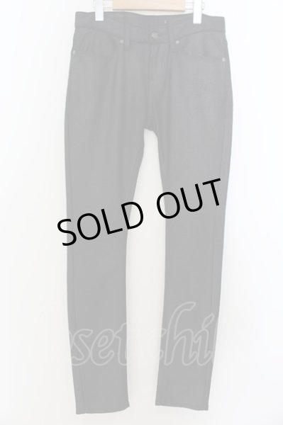 画像1: FUGA / Fake コーティングスキニーパンツ 42 ブラック O-24-05-27-048-FU-pa-YM-ZT065 (1)