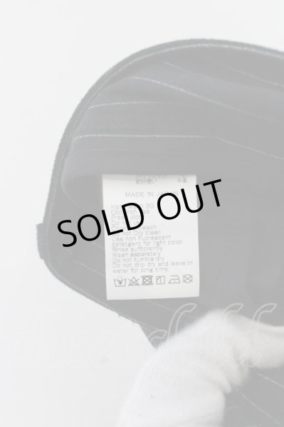 画像3: Black by VANQUISH / ハイパーストレッチストライプスキニーパンツ 30 ブラック O-24-05-27-006-Bl-pa-YM-ZT329 (3)