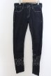 画像1: Black by VANQUISH / ワンウォッシュパワーストレッチスキニーデニムパンツ 31 インディゴ O-24-05-27-007-Bl-pa-YM-ZT329 (1)