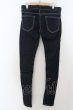 画像2: Black by VANQUISH / ワンウォッシュパワーストレッチスキニーデニムパンツ 31 インディゴ O-24-05-27-007-Bl-pa-YM-ZT329 (2)