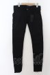 画像1: Black by VANQUISH / ワンウォッシュパワーストレッチスキニーデニムパンツ 30 ブラック O-24-05-27-008-Bl-pa-YM-OS (1)