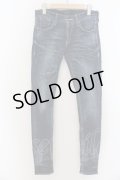 Black by VANQUISH / ストレッチダメージニードルスキニーデニムパンツ 28 インディゴ O-24-05-27-009-Bl-pa-YM-ZT329