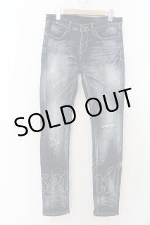 FUGA / NEW WORK ストレッチスキニーデニムパンツ 42 インディゴ O-24