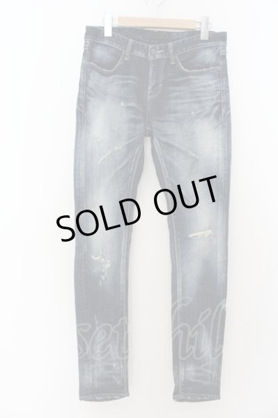 画像1: FUGA / ストレッチダメージスキニーデニムパンツ 42 インディゴ O-24-05-27-010-FU-pa-YM-ZT329 (1)