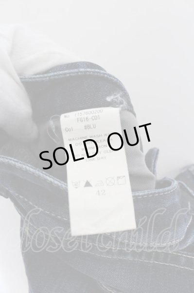 画像3: FUGA / ストレッチダメージスキニーデニムパンツ 42 インディゴ O-24-05-27-010-FU-pa-YM-ZT329 (3)